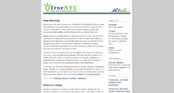 Desktop Screenshot of blog.truenyc.com